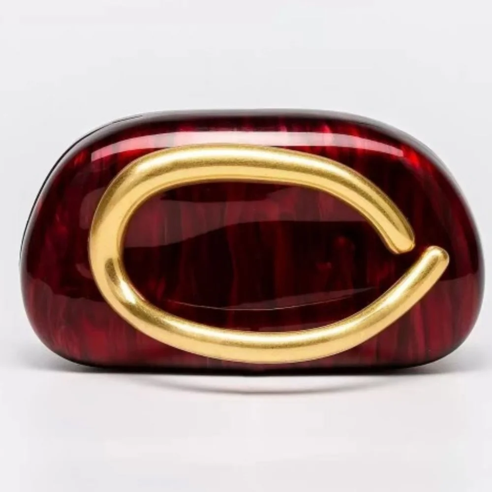 Red and Gold Clutch